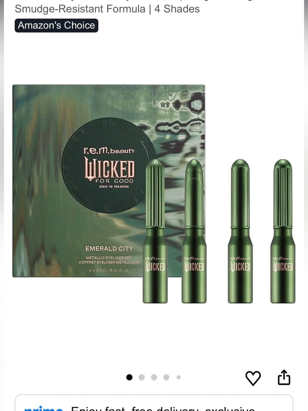 Wicked metallic eyeliner set